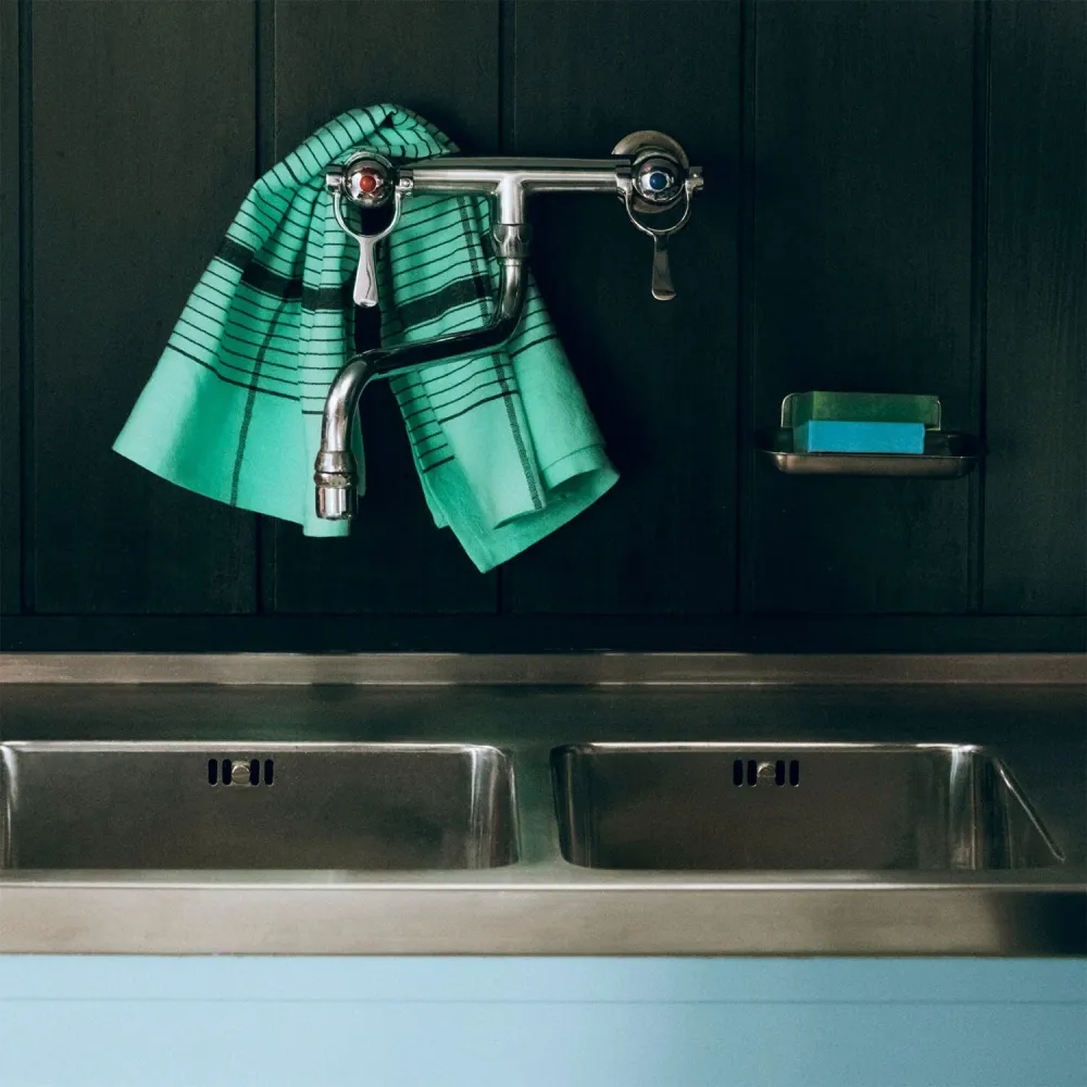 Kjøkkenhåndkle Linear Green