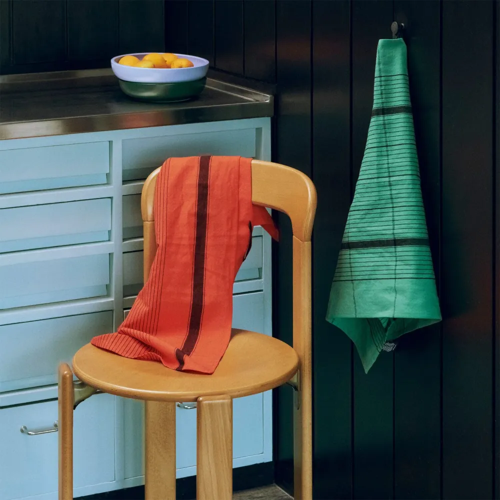 Kjøkkenhåndkle Linear Green