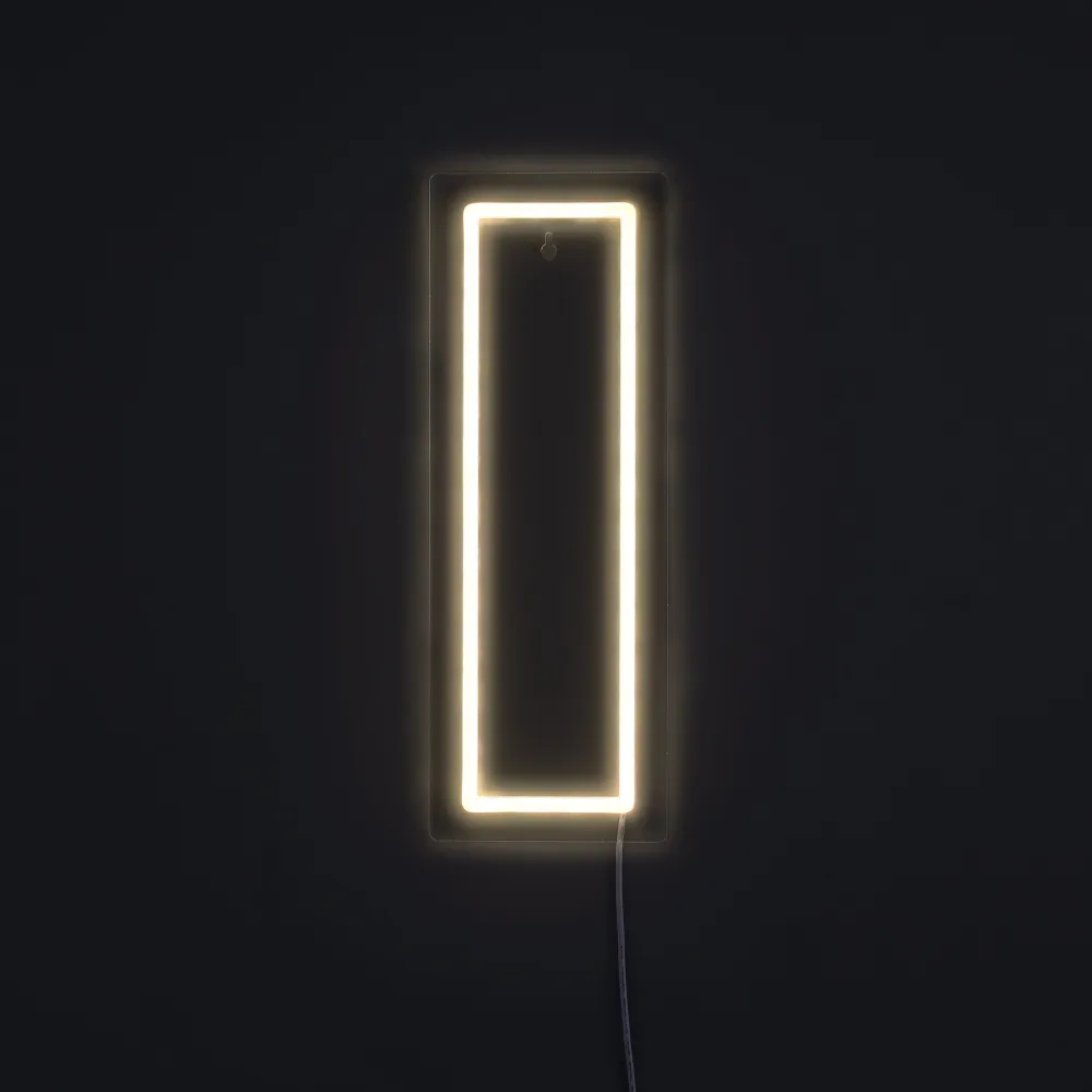 Bokstav I Neon Vegglampe