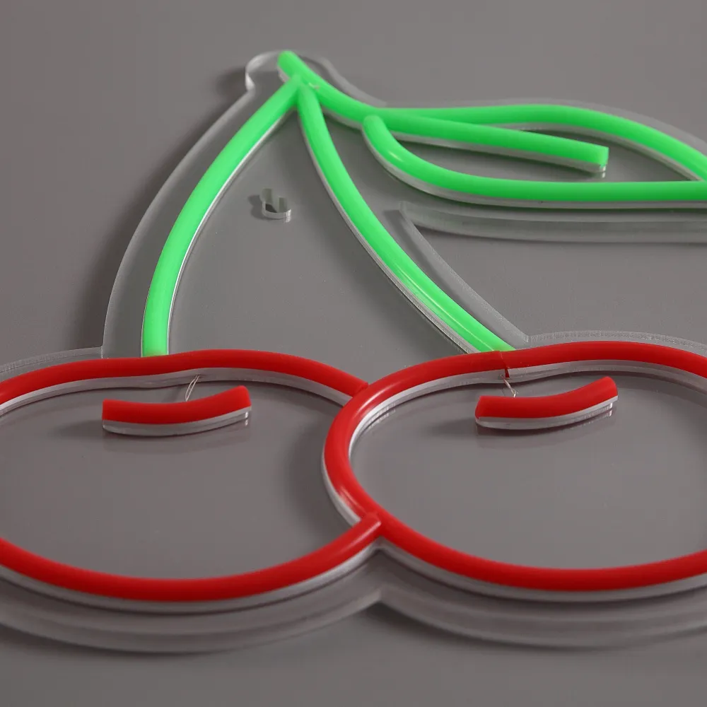 Cherry Neon Vegglampe
