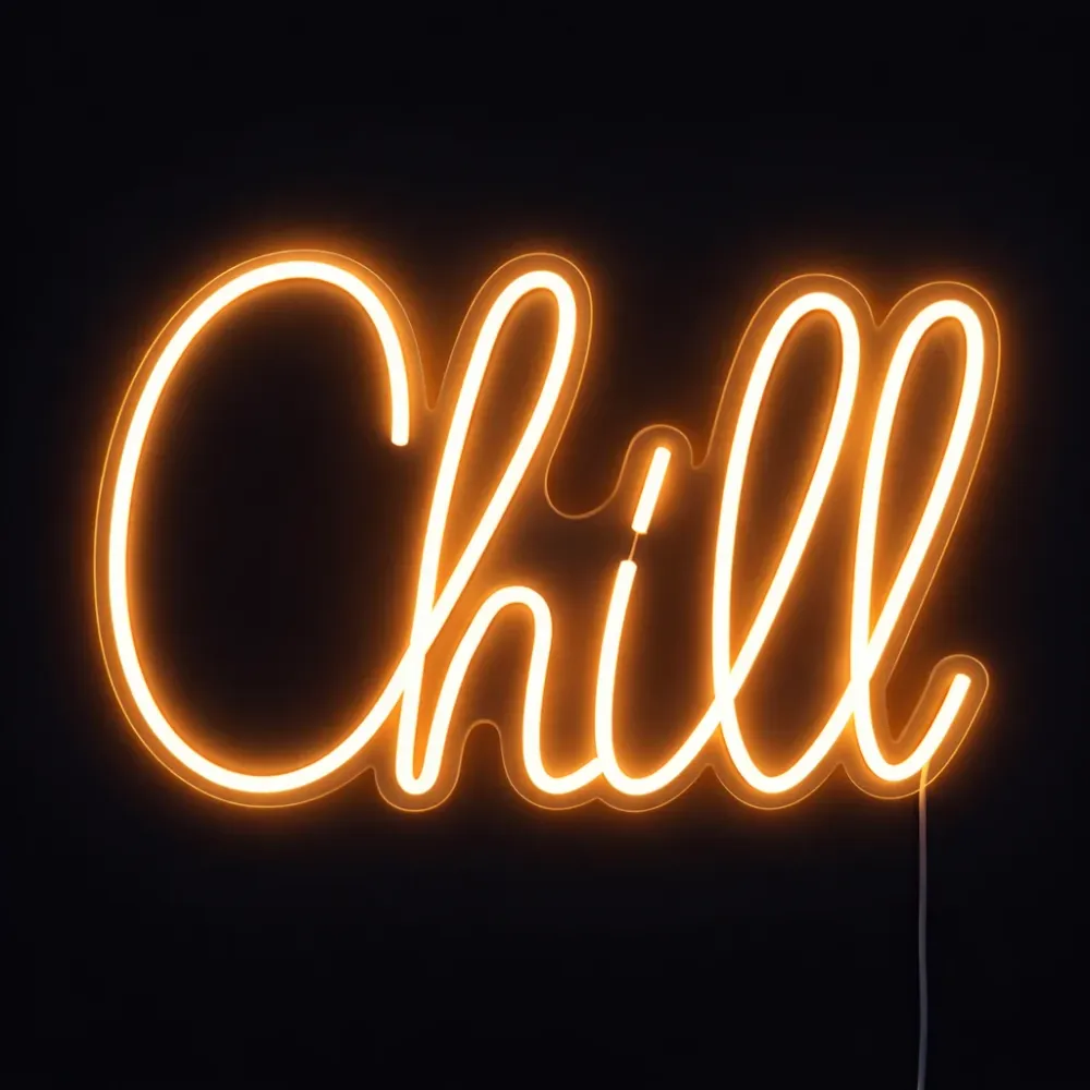 Chill Neon Vegglampe