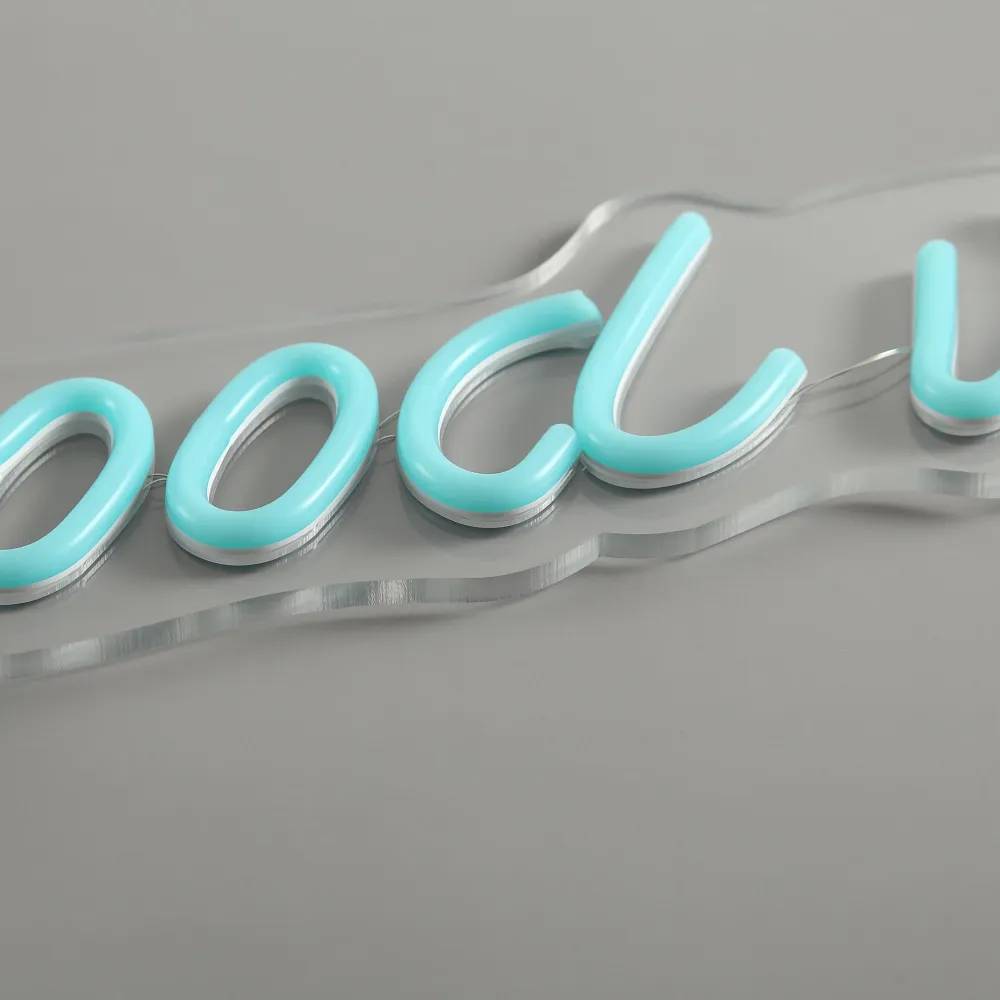 Good Vibes Neon Vegglampe