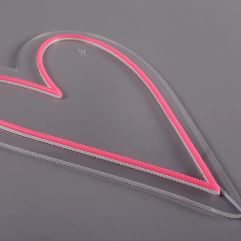 Hjerte Neon Vegglampe