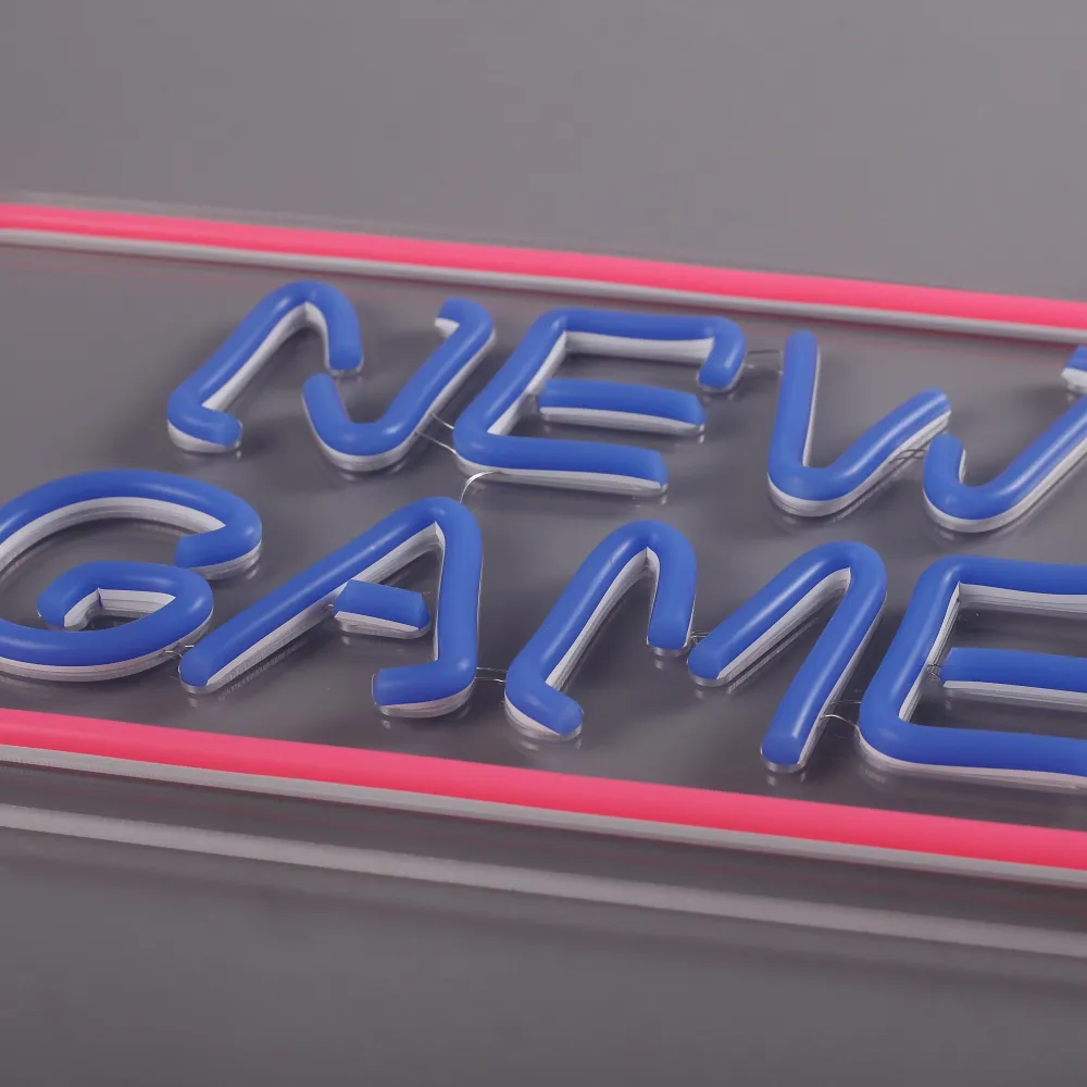 New Game Neon Vegglampe