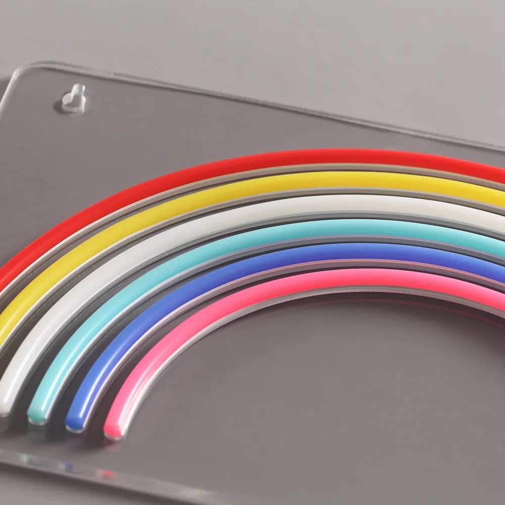 Rainbow Neon Vegglampe
