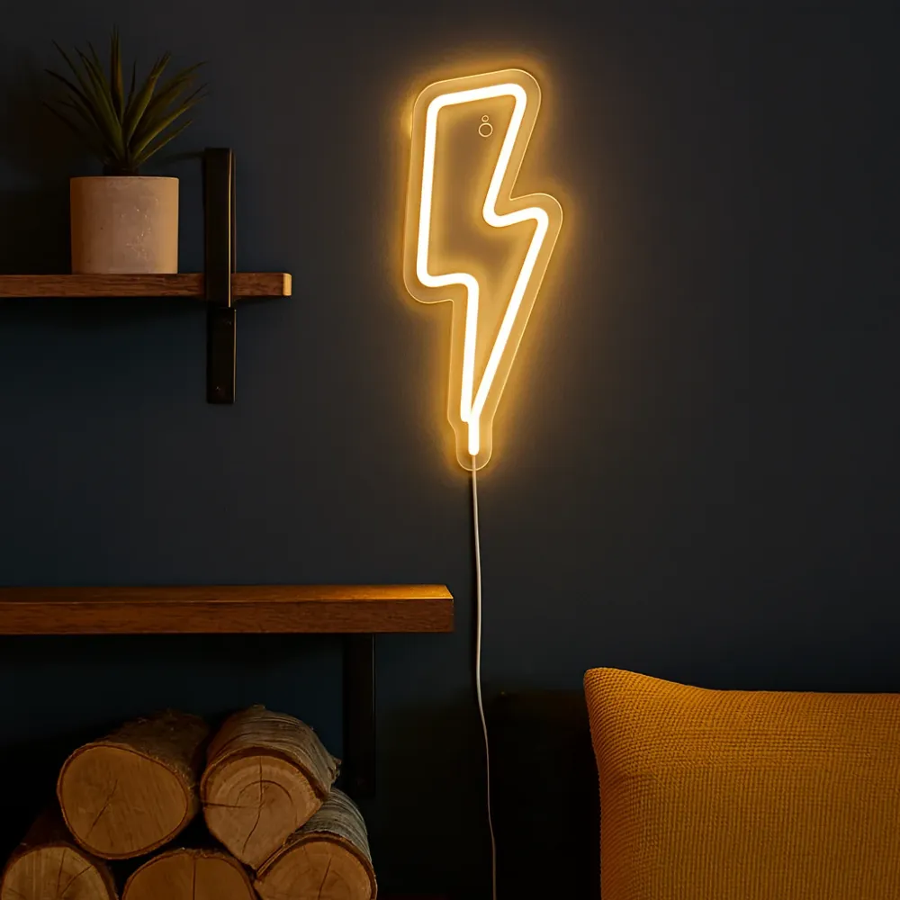 Thunder Neon Vegglampe