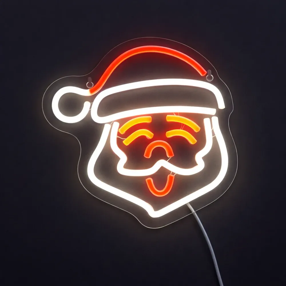 Tomte Neon Vegglampe