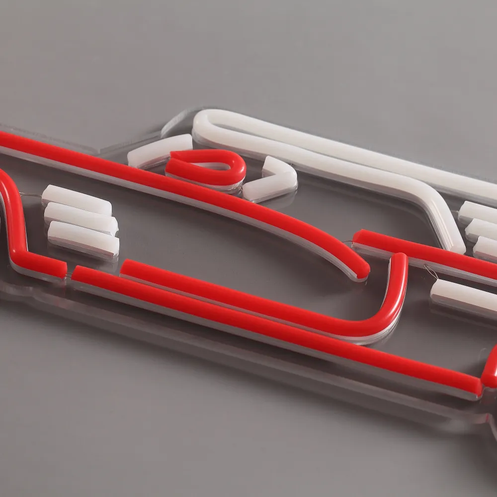 Vintage Car Neon Vegglampe