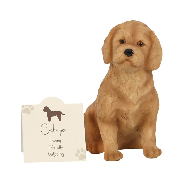 Cockapoo Harpiks Hunde Pyntegjenstand