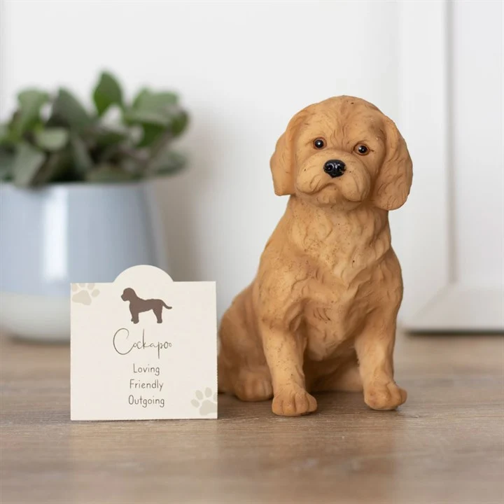 Cockapoo Harpiks Hunde Pyntegjenstand