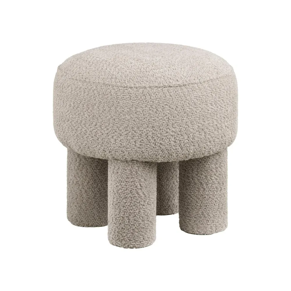Canberra puff mørk sand ø43 cm