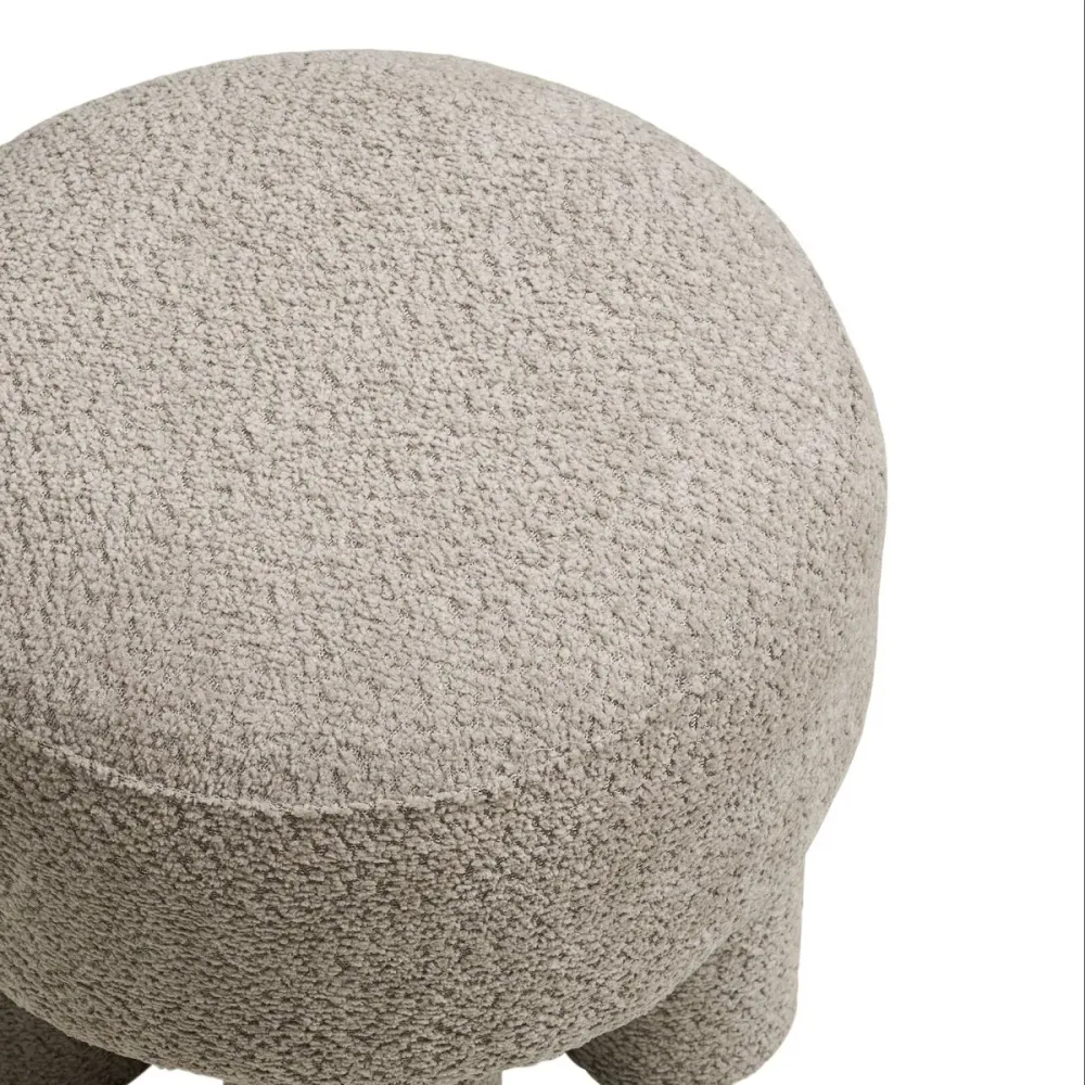 Canberra puff mørk sand ø43 cm