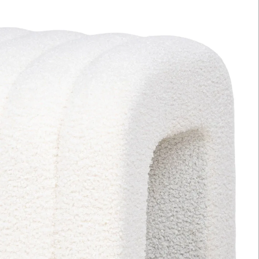 Colma puff hvit 42 x 41 x 36 cm