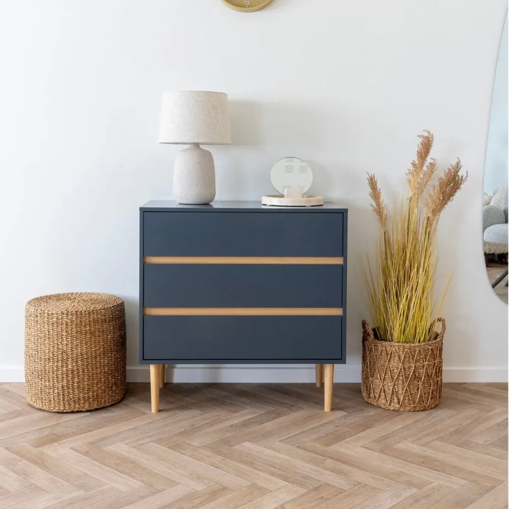 Rivera puff naturell ø40 cm
