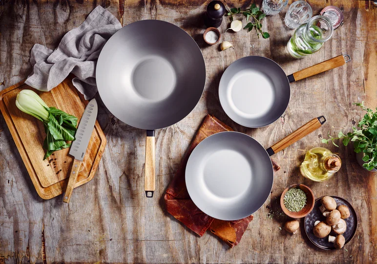 BEKA Nomad Wok 24cm, Karbonstål