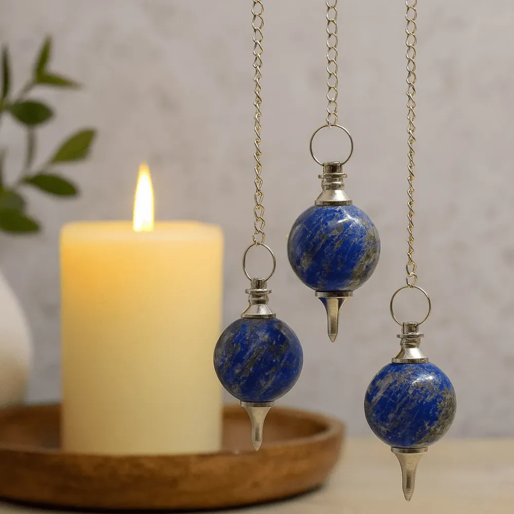 Lapis krystallkule pendel