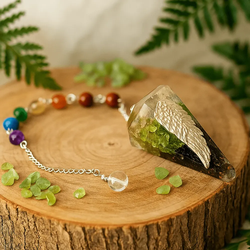 Orgonitt chakra pendel pendling – englevinge