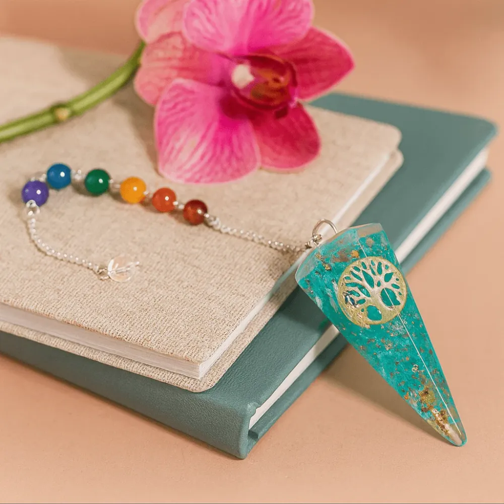 Orgonitt chakra pendel pendling, livets tre