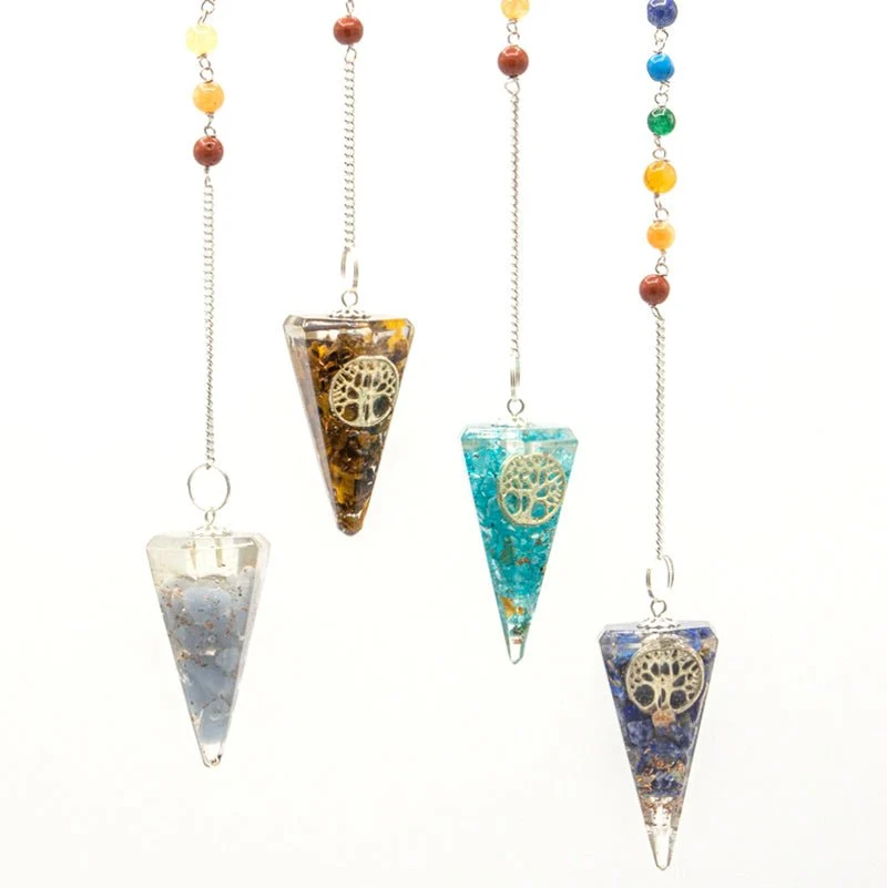 Orgonitt chakra pendel pendling, livets tre