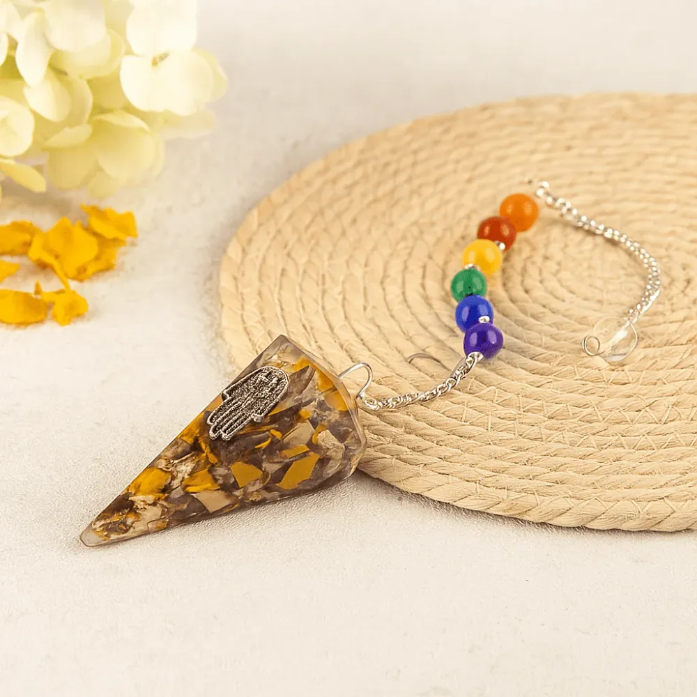 Orgonitt pendel chakra Hamsa