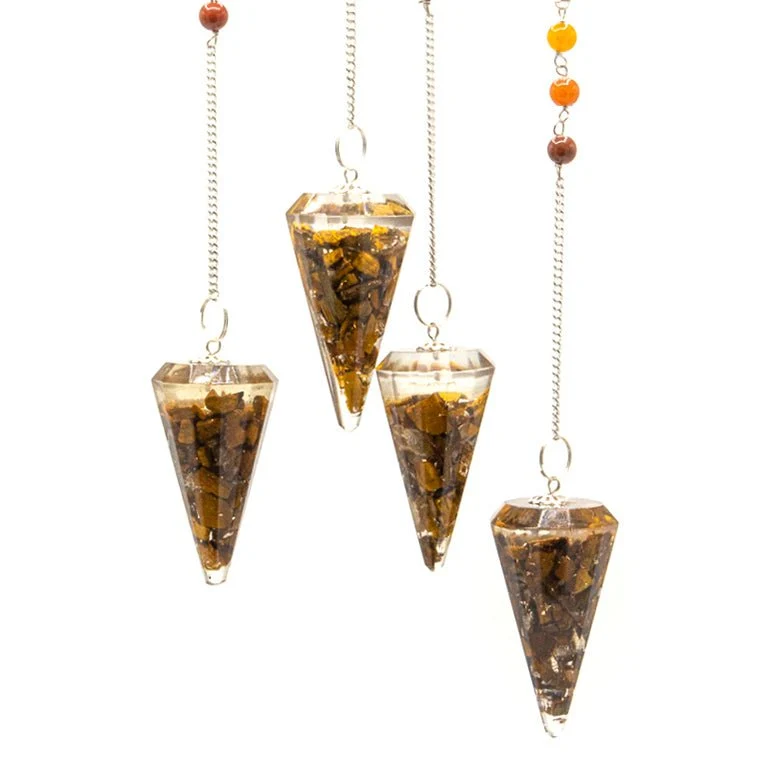 Orgonitt pendel pendling – Tigerøye chakra