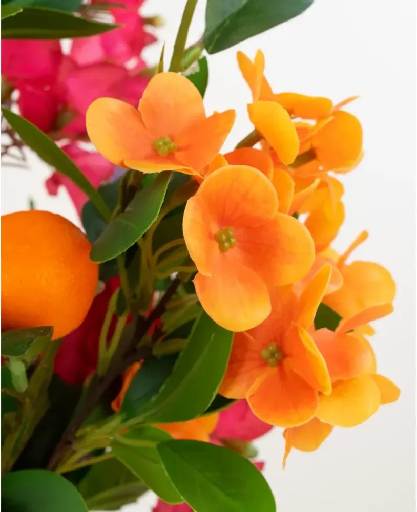 Kunstig Blomsterbukett Fiesta Sunset 75 cm