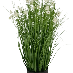 Kunstig Blomstergress Hvit 90cm