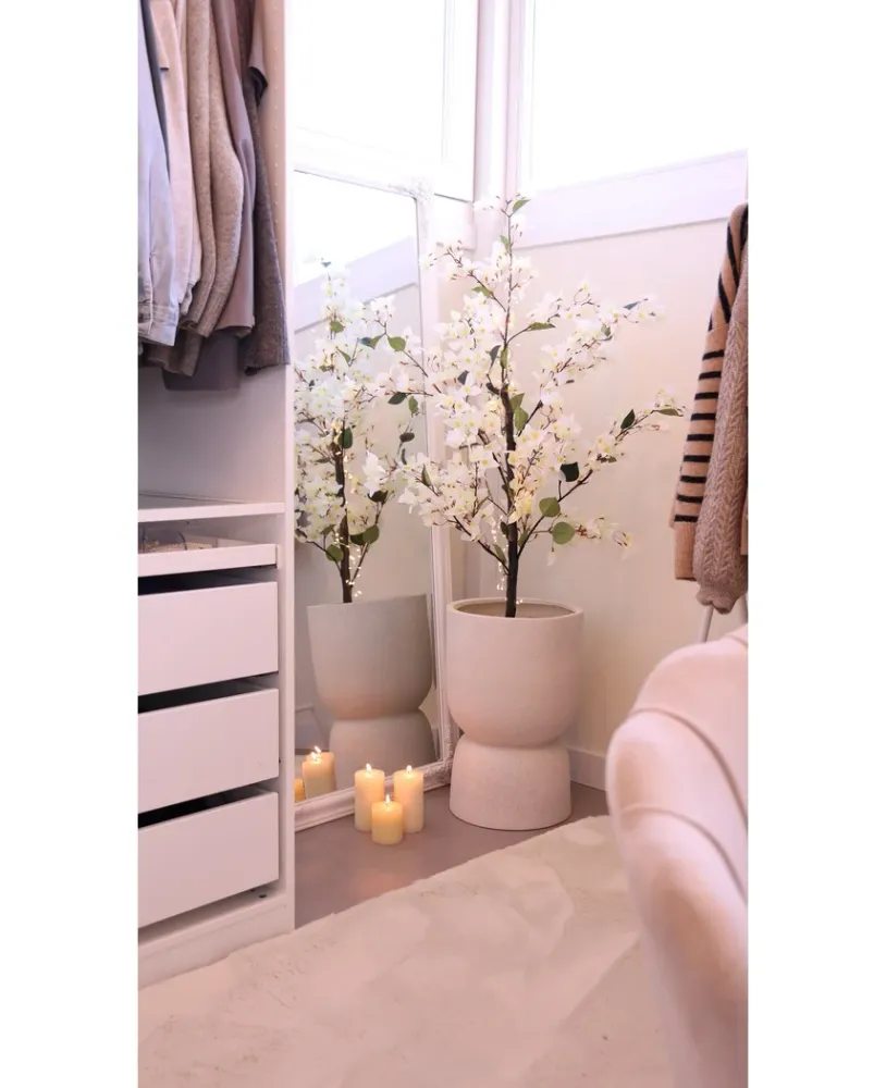 Kunstig Bougainvillea Tre Hvit 150cm