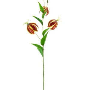 Kunstig Gloriosa Real Touch Rød 75 cm