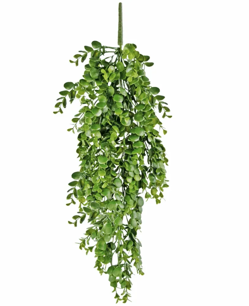 Kunstig Hengende Eukalyptus Mørkgrønn 61cm