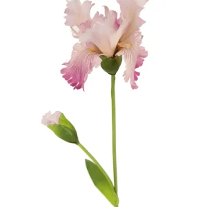 Kunstig Iris Blomst Rosa 80cm