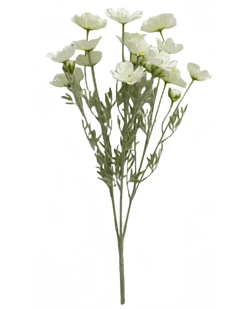 Kunstig Krysantemum Hvit 58 cm