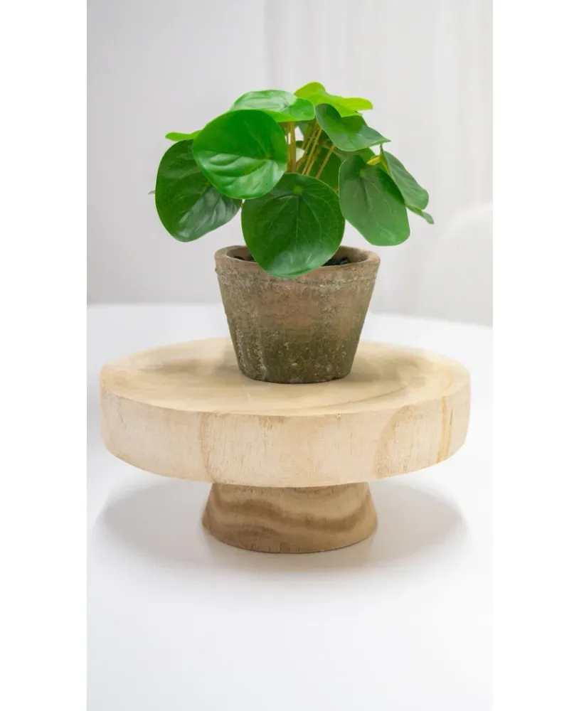 Kunstig Mini Pengeplante i Retropotte UV 15cm