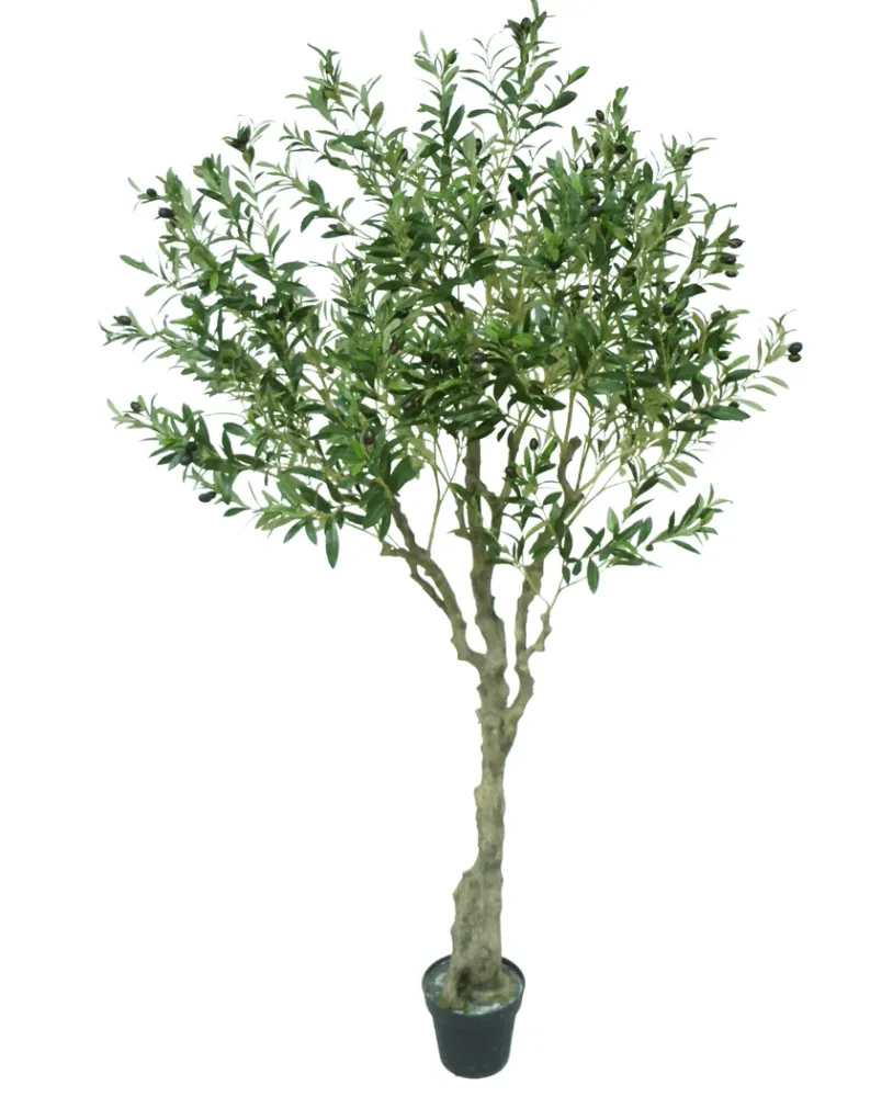 Kunstig Oliventre m/Oliven 200cm