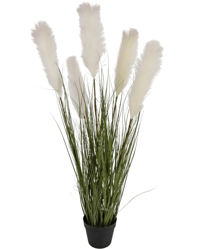 Kunstig Pampas Gress Hvit 120cm