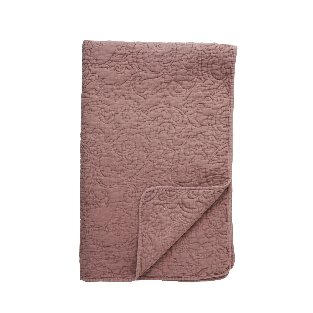 Isabelle pledd rosa 170x130 cm.