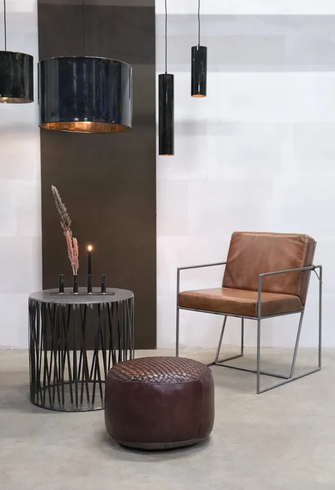 Moore skinn loungestol
