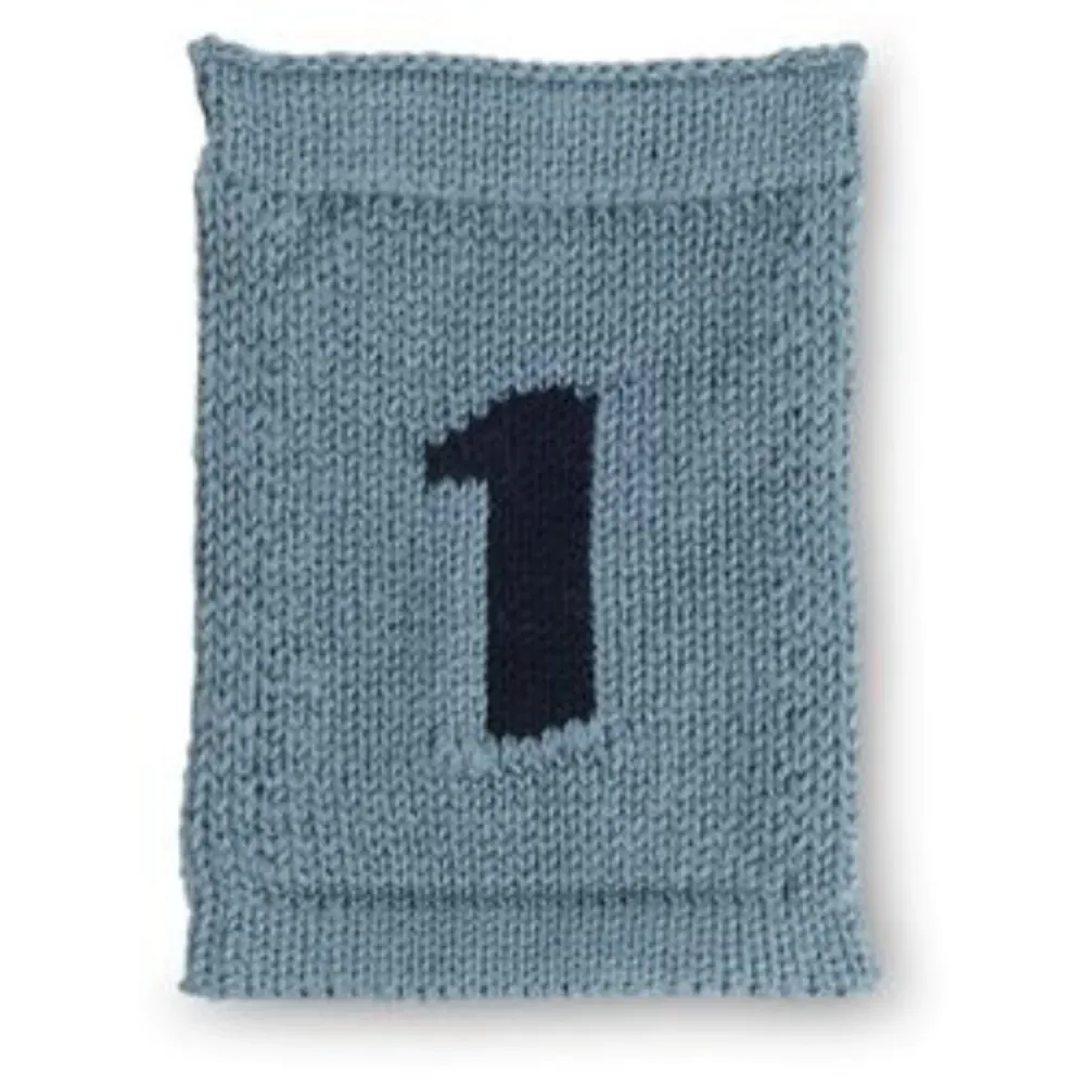 Smallstuff Blue Strikket Flag 1