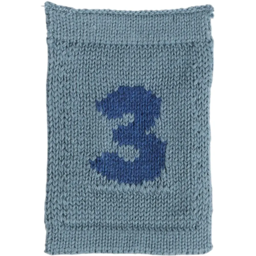 Smallstuff Blue Strikket Flag 3