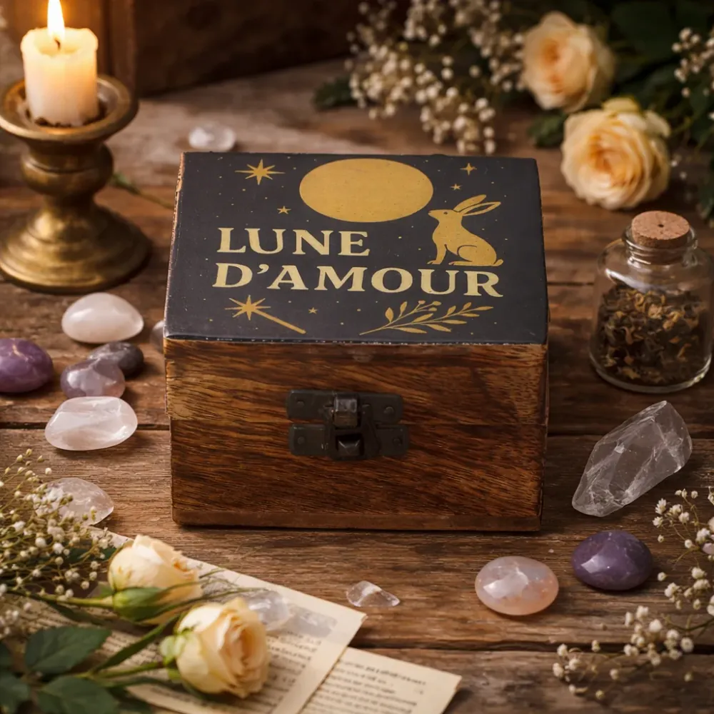 Liten emaljert boks – Lune D'Amore