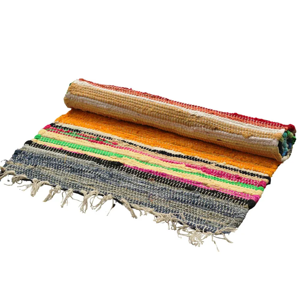 Ragteppe Regnbuefarger 150 x 200 cm