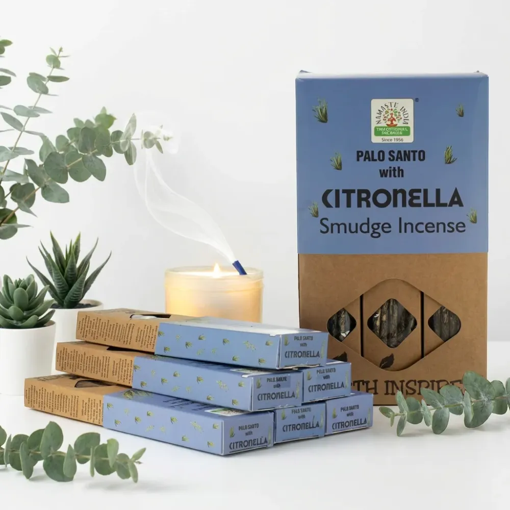 Jordinspirert Røkelse Rensing – Sitronella