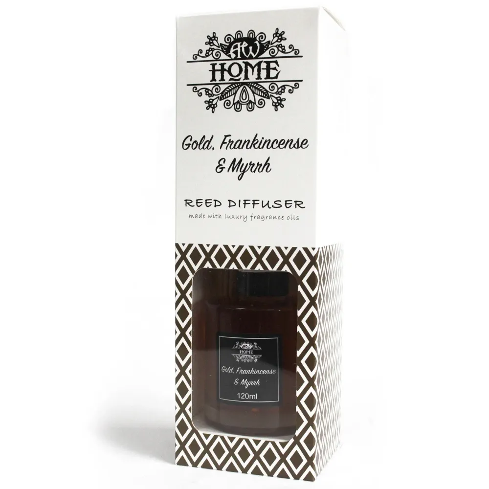 Reddiffuser Gull Røkelse Og Myrra 120ml