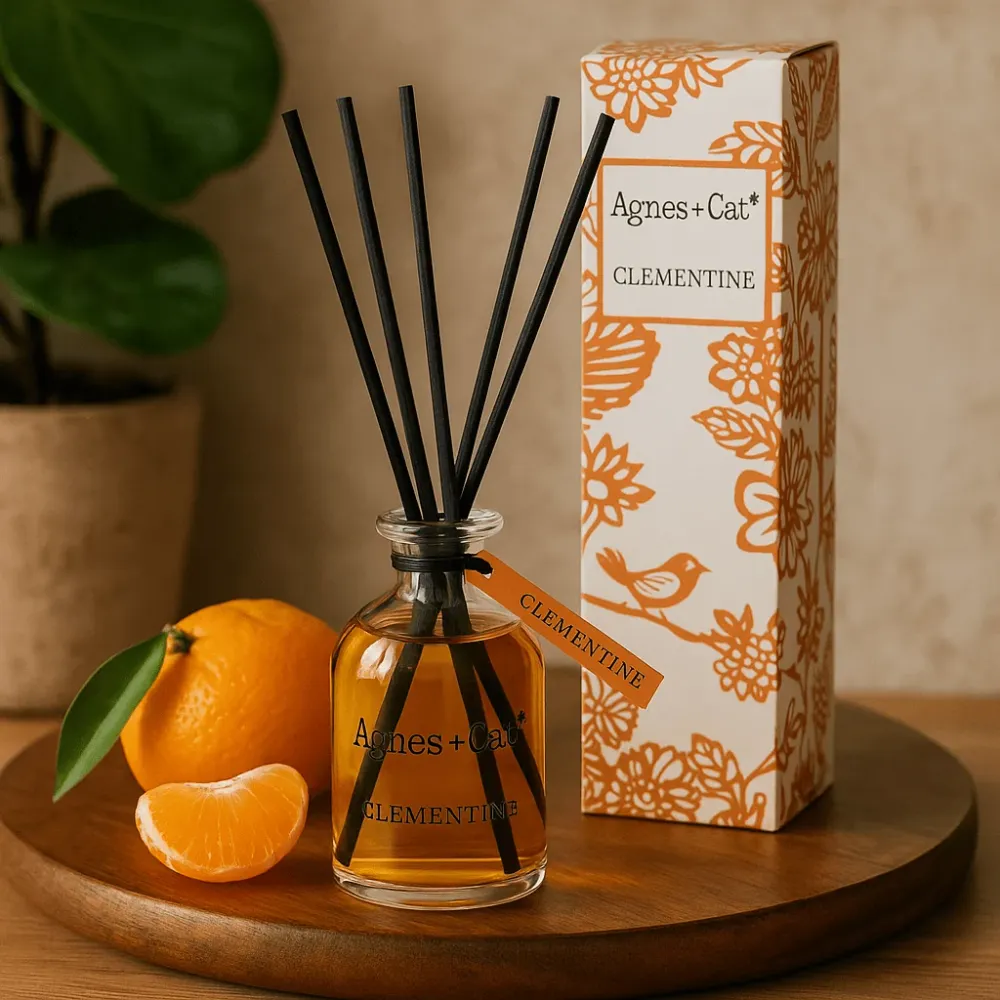 Reed Diffuser Clementine 140ml Agnes and Cat