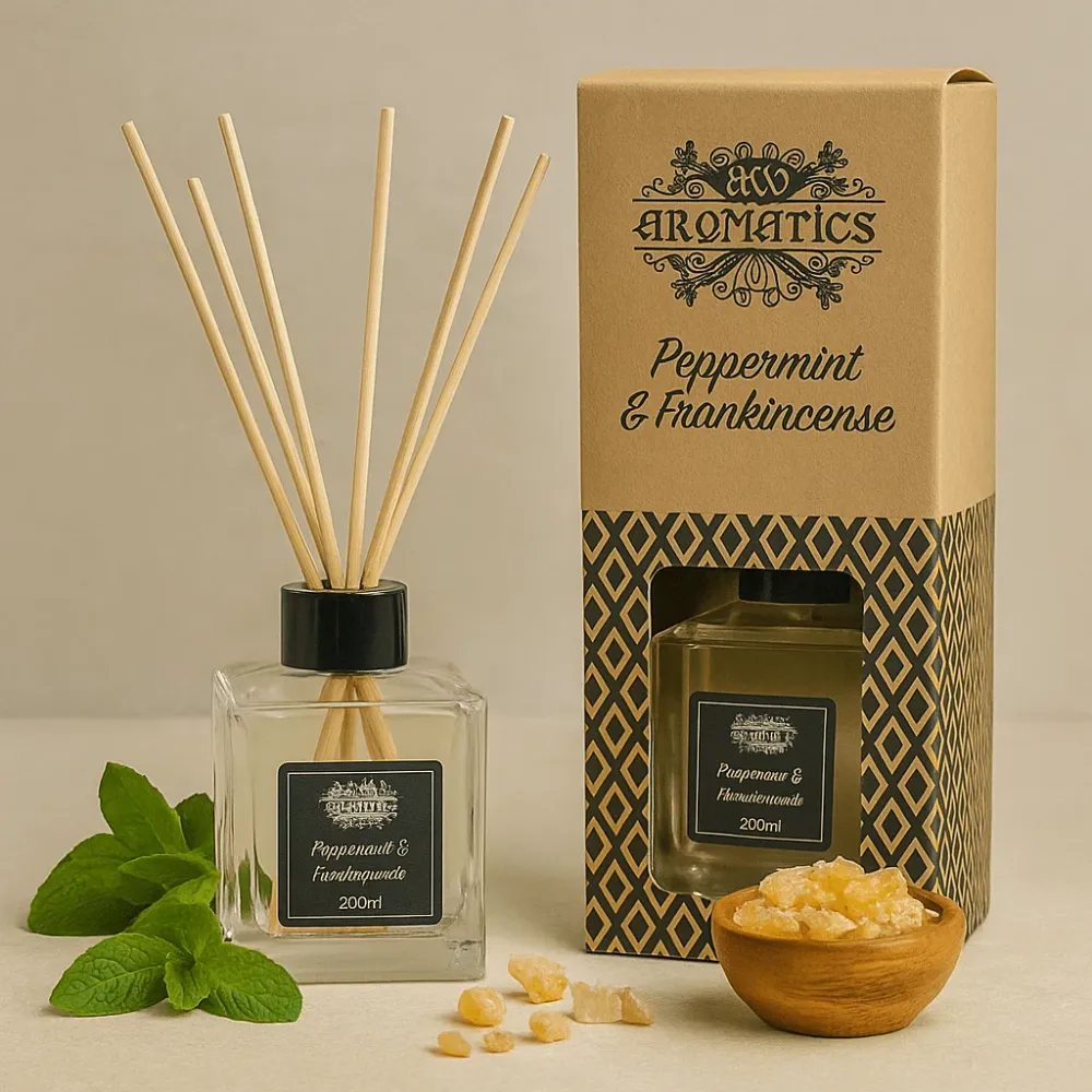 Reed Diffuser Peppermynte og Frankincense 200ml