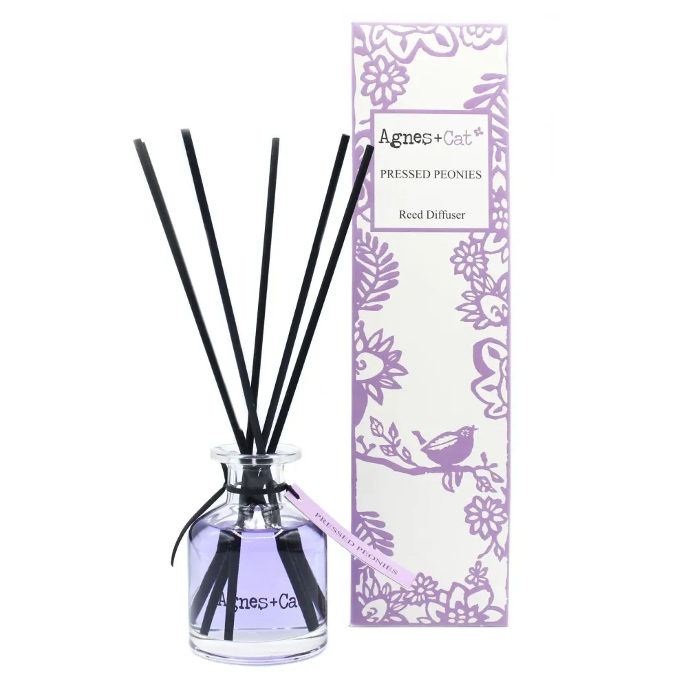 Reed Diffuser Pressede Peoner 140ml, Agnes and Cat
