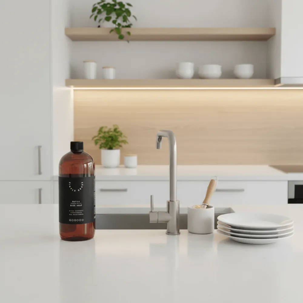 Refill oppvasksåpe Lemongrass Black Currant 1000ml