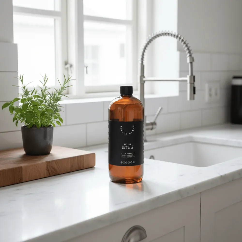 Refill oppvasksåpe Lemongrass Black Currant 1000ml