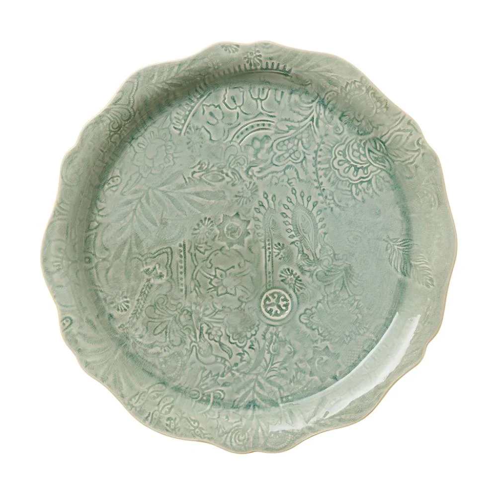 Pizza serveringsfat, Antique - 34cm⎜Sthål