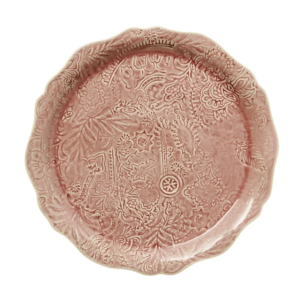 Pizza serveringsfat, Old Rose - 34cm⎜Sthål